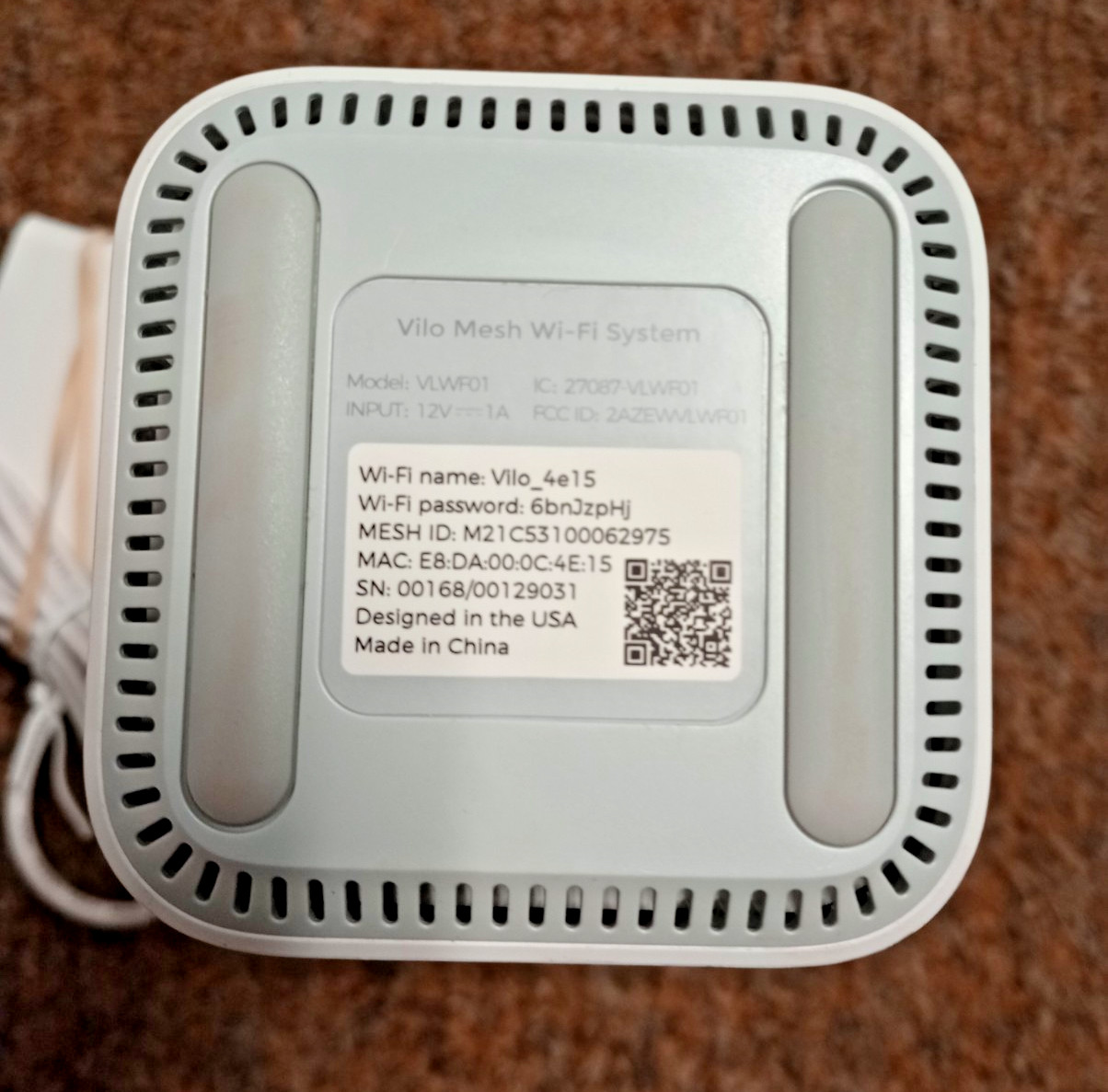 USED - Vilo Mesh Wi-Fi Router