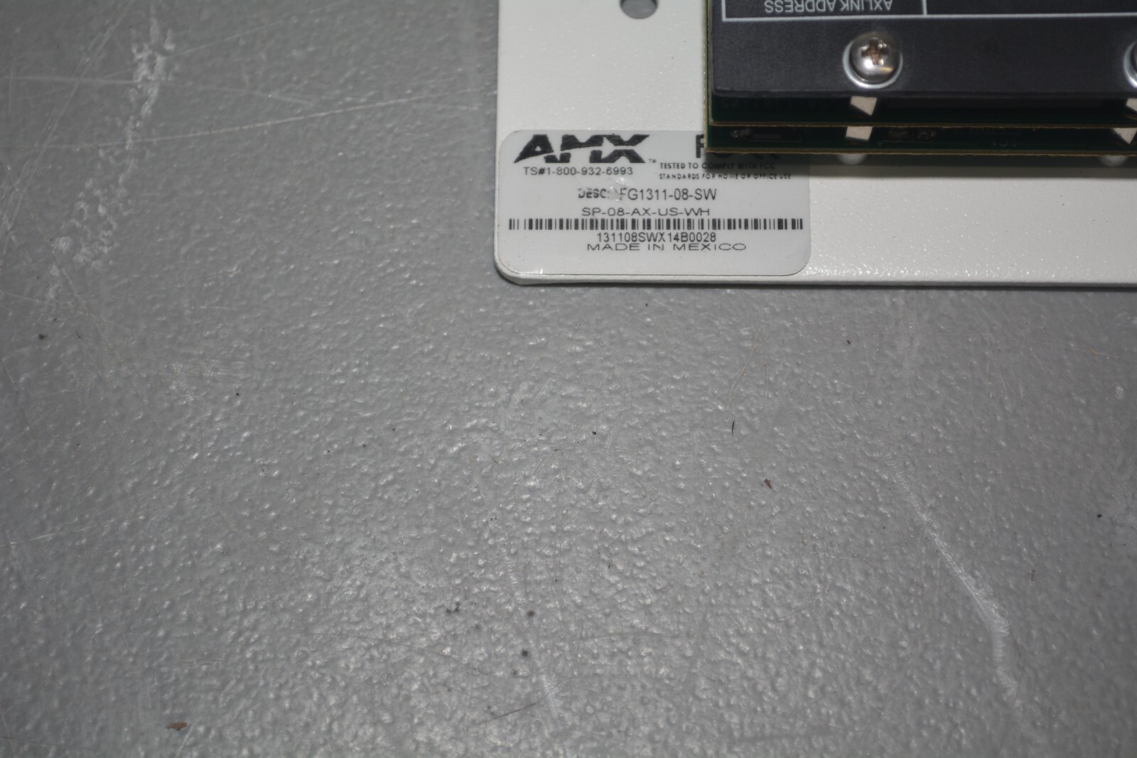 ^ AMX FG1311-08-SW 8-Button Control Pad #X1270