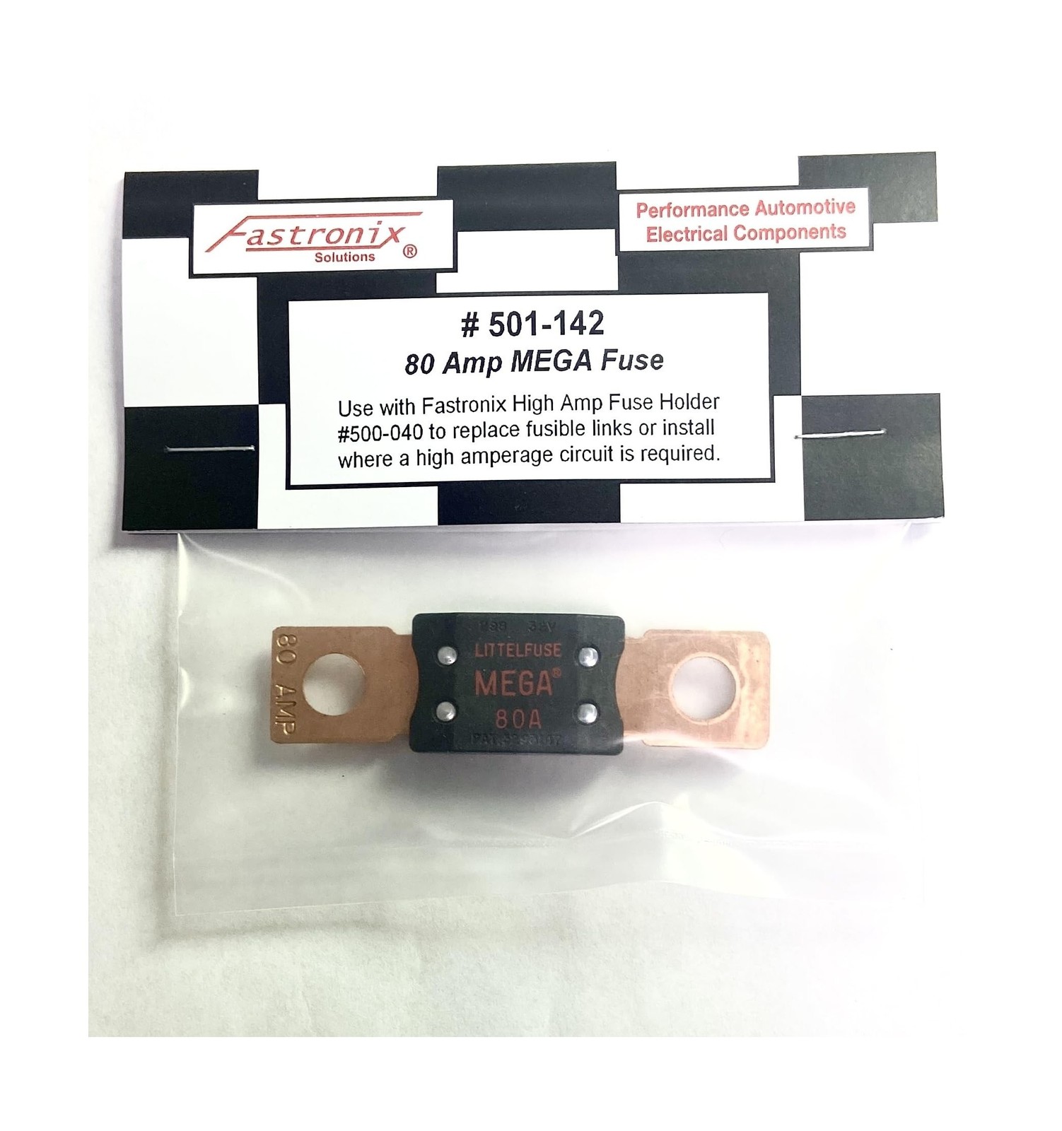 Fastronix 80 Amp MEGA/AMG Bolt Down Fuse