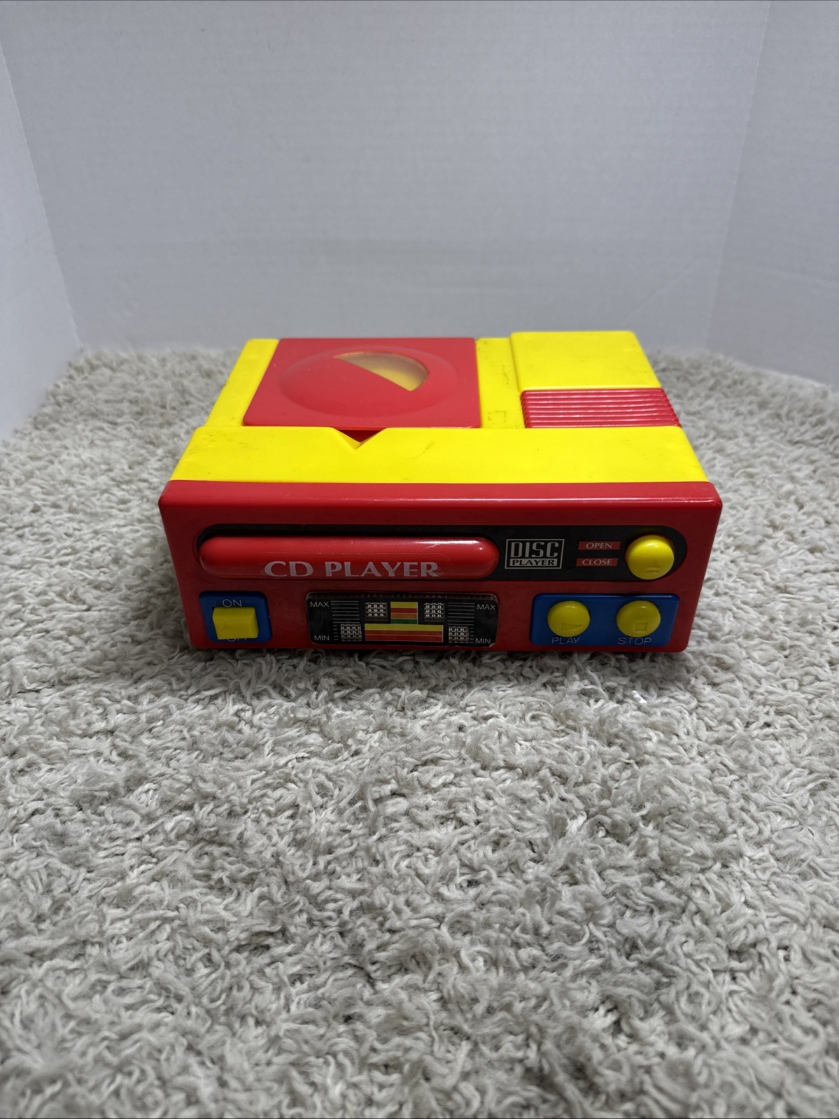 Vintage Navy Star LAZER DISC-PLAYER Children's CD Music Player