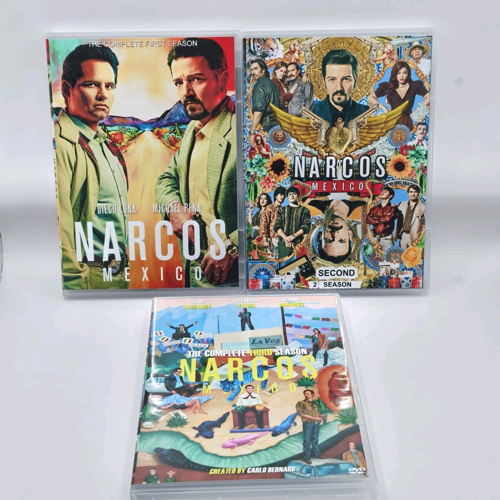 Narcos Mexico TV Series Full HD Season 1 2 3 High Quality DVD 1080p Free Region