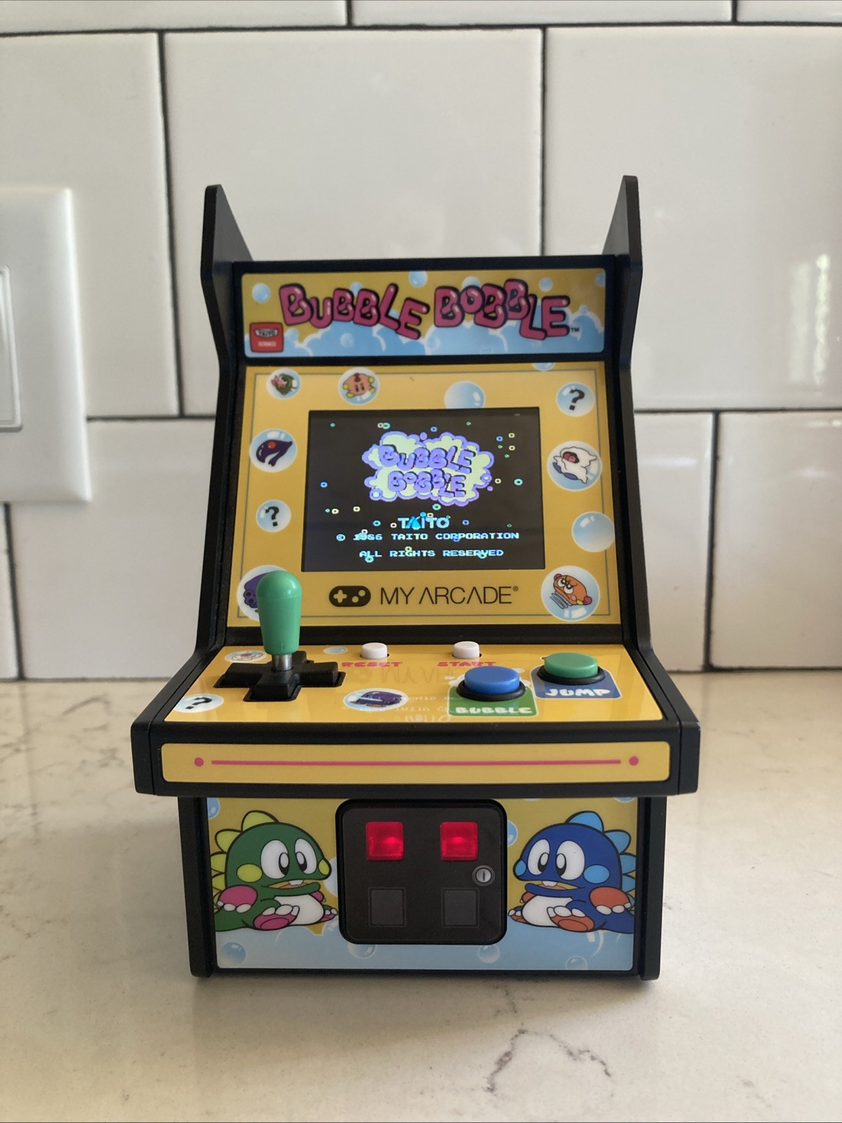 WB My Arcade DGUNL-3241 Bubble Bobble Micro Player Retro Arcade Machine - 6.75"
