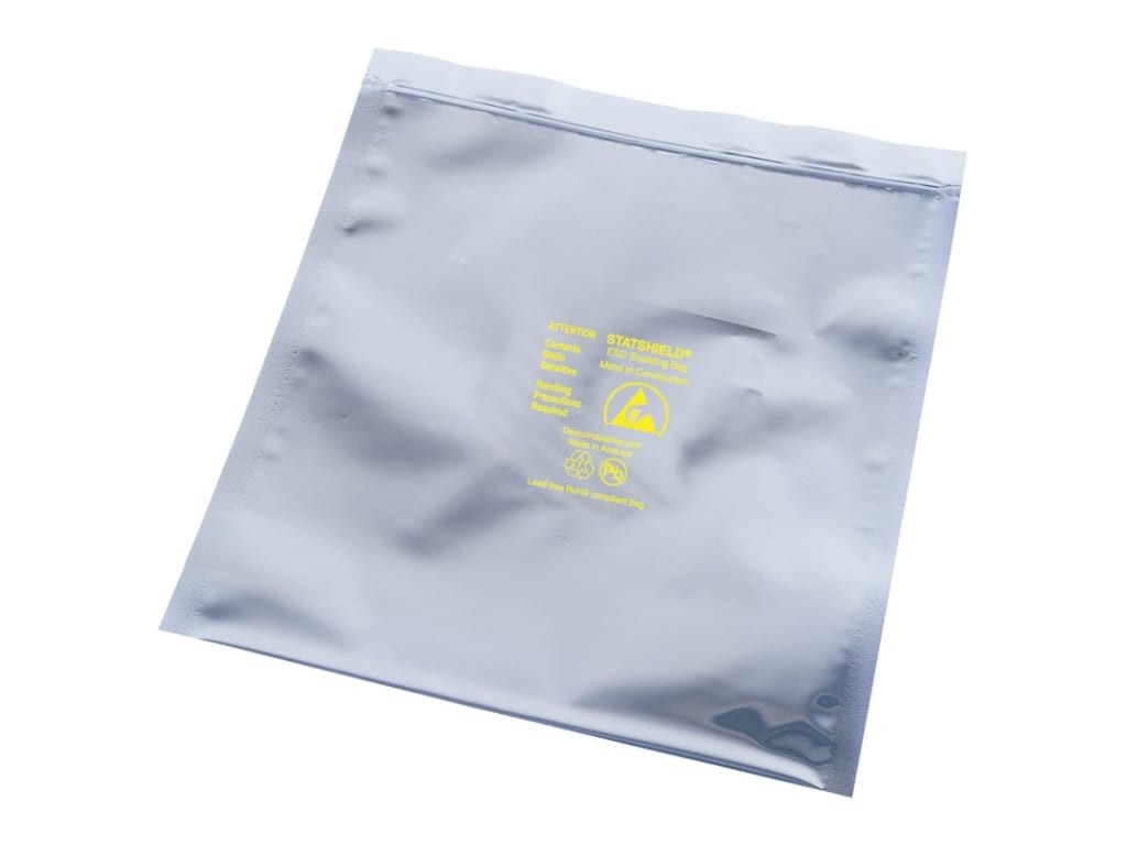 Desco 13630 - Statshield Metal-In bag with zipper (pack of 100) - 5 x 8'