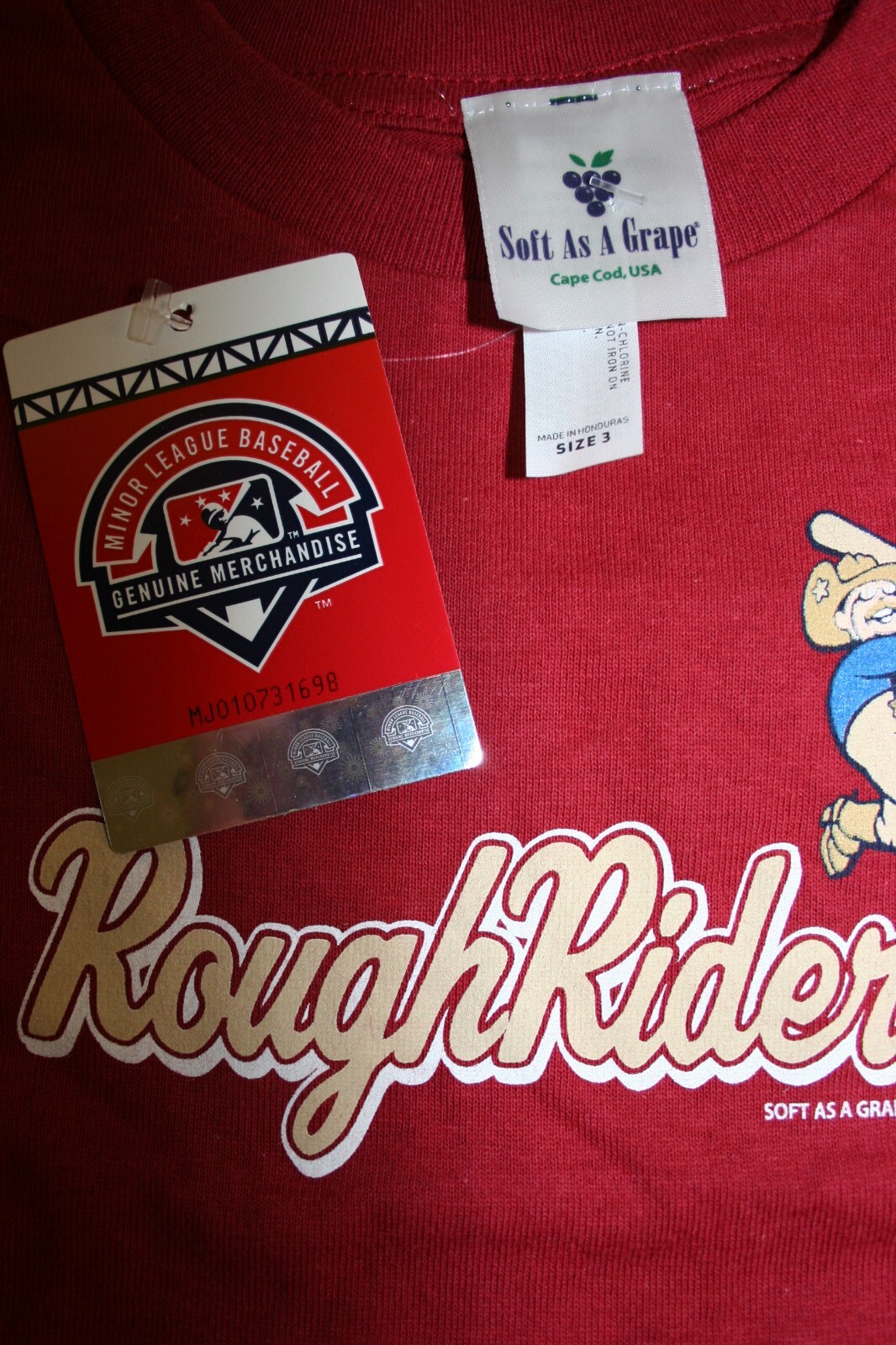 NEW Frisco Rough Riders MiLB AAA MINOR LEAGUE BASEBALL TEE T SHIRT 3T Toddler