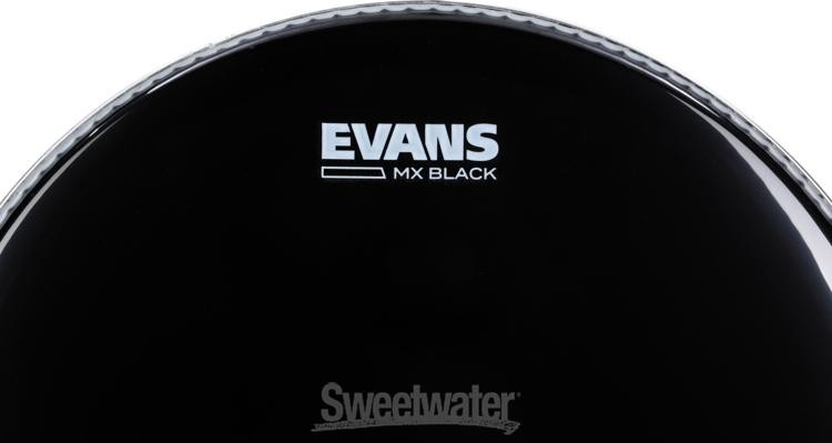 Evans MX Marching Tenor Drumhead Pack - Black