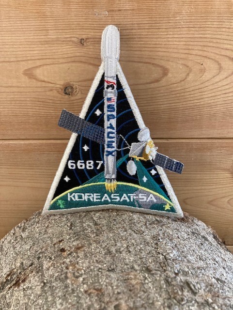 KOREASAT-5A  Falcon 9  SPACE X Mission Patch