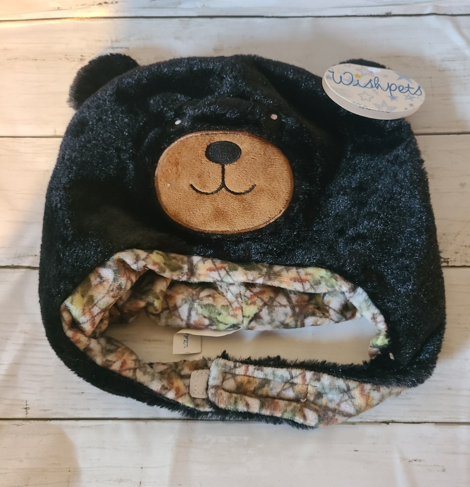 Kids Black Bear Animal Winter Hat  Cozy Adorable Gift Wishpets New