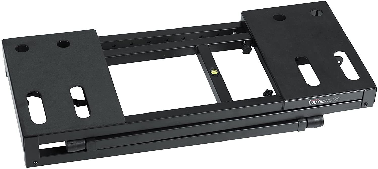 Gator Frameworks Keyboard and Audio Utility Table with Multi Point Adjustability