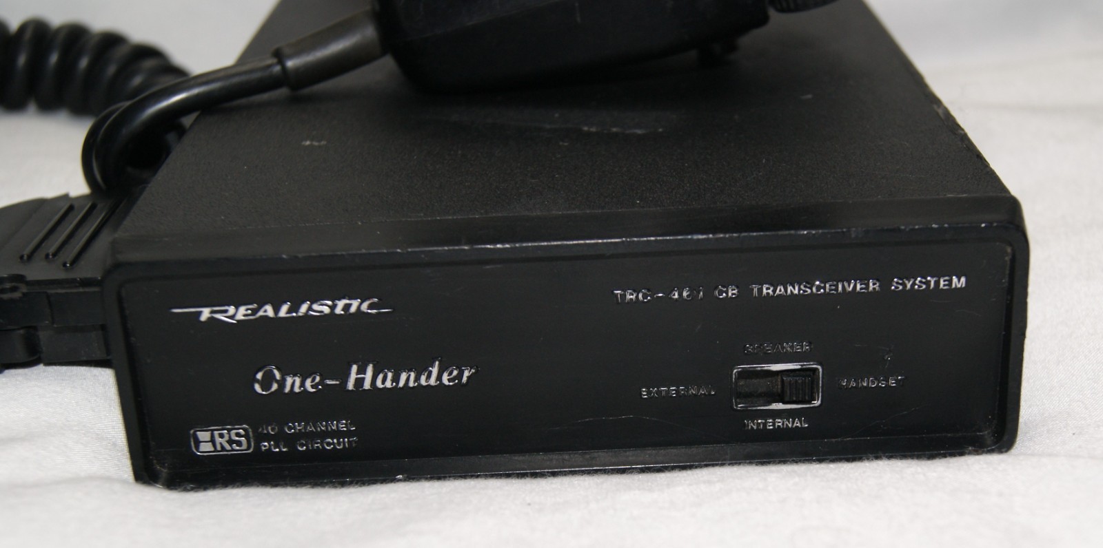 realistic one hander cb radio transceiver system trc-461 tested