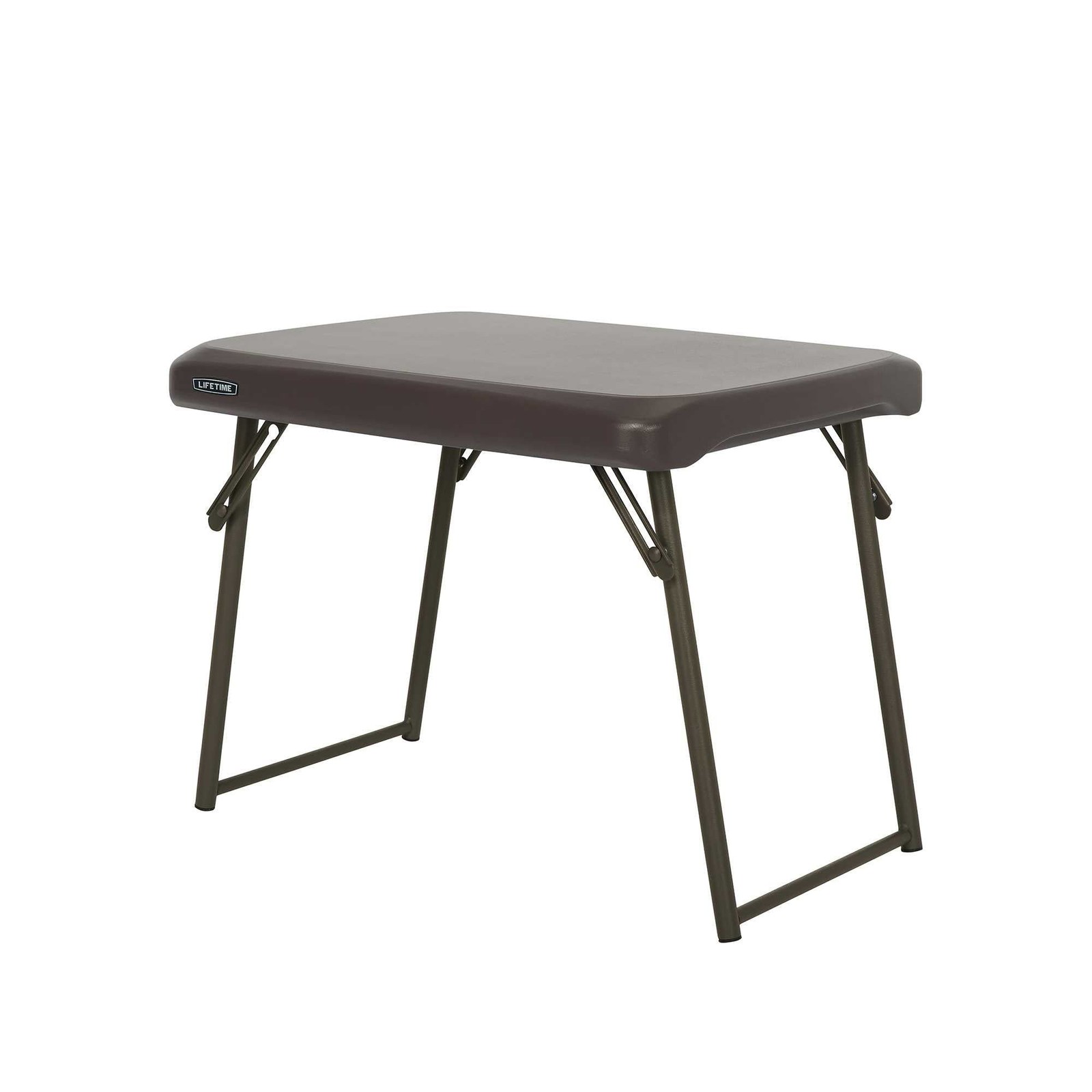 Lifetime 24 inch Compact Rectangle Folding Table, Indoor/Outdoor Light