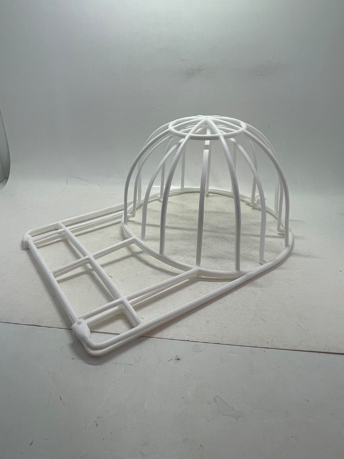 2-Piece Ball Cap Washer Frame - Plastic  White