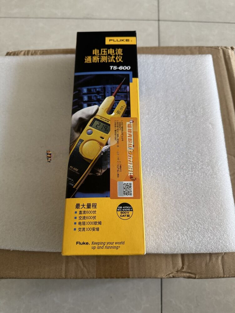 Fluke T5-600 Clamp Meter Continuity Current Electrical Tester Fast shipping