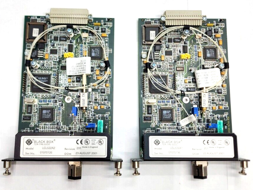(SET) BLACK BOX LCL532A CITYLIGHT 10/100MBPS ETHERNET WDM TRANSCEIVER CARD *B2
