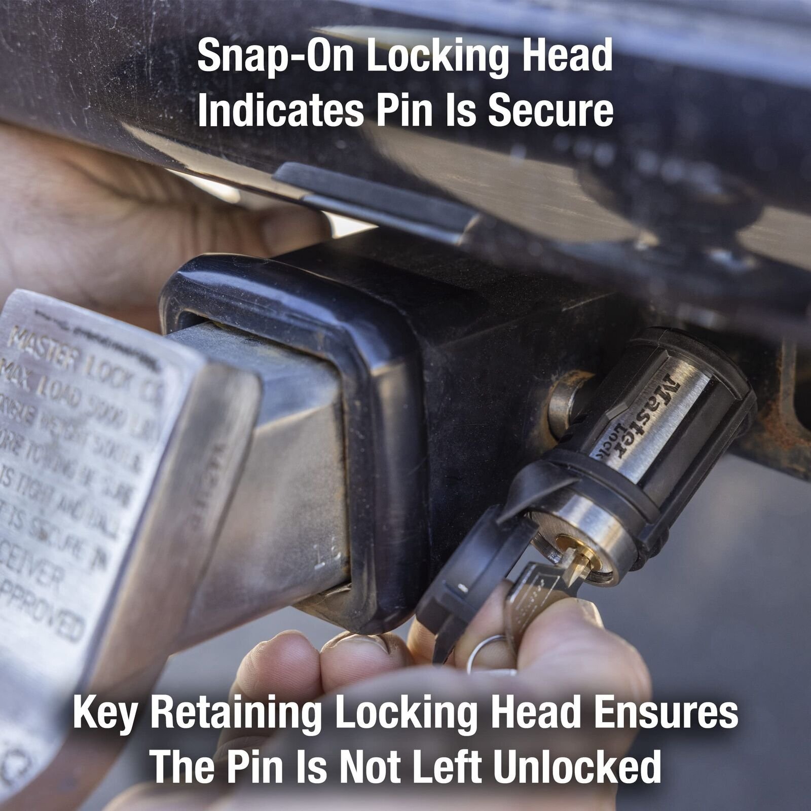 Master Lock 2848DAT Key Alike Set with Receiver and Coupler Latch Locks,...