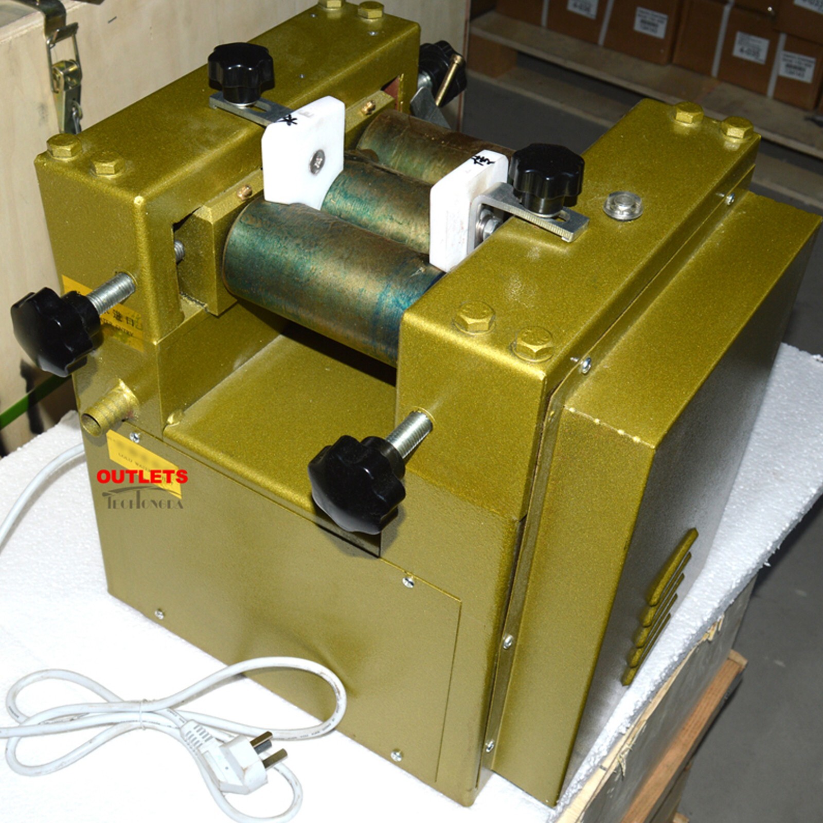 220V Lab Three Roll Grinding Mill Grinder Paint Ink Paste Materials Mill Grinder