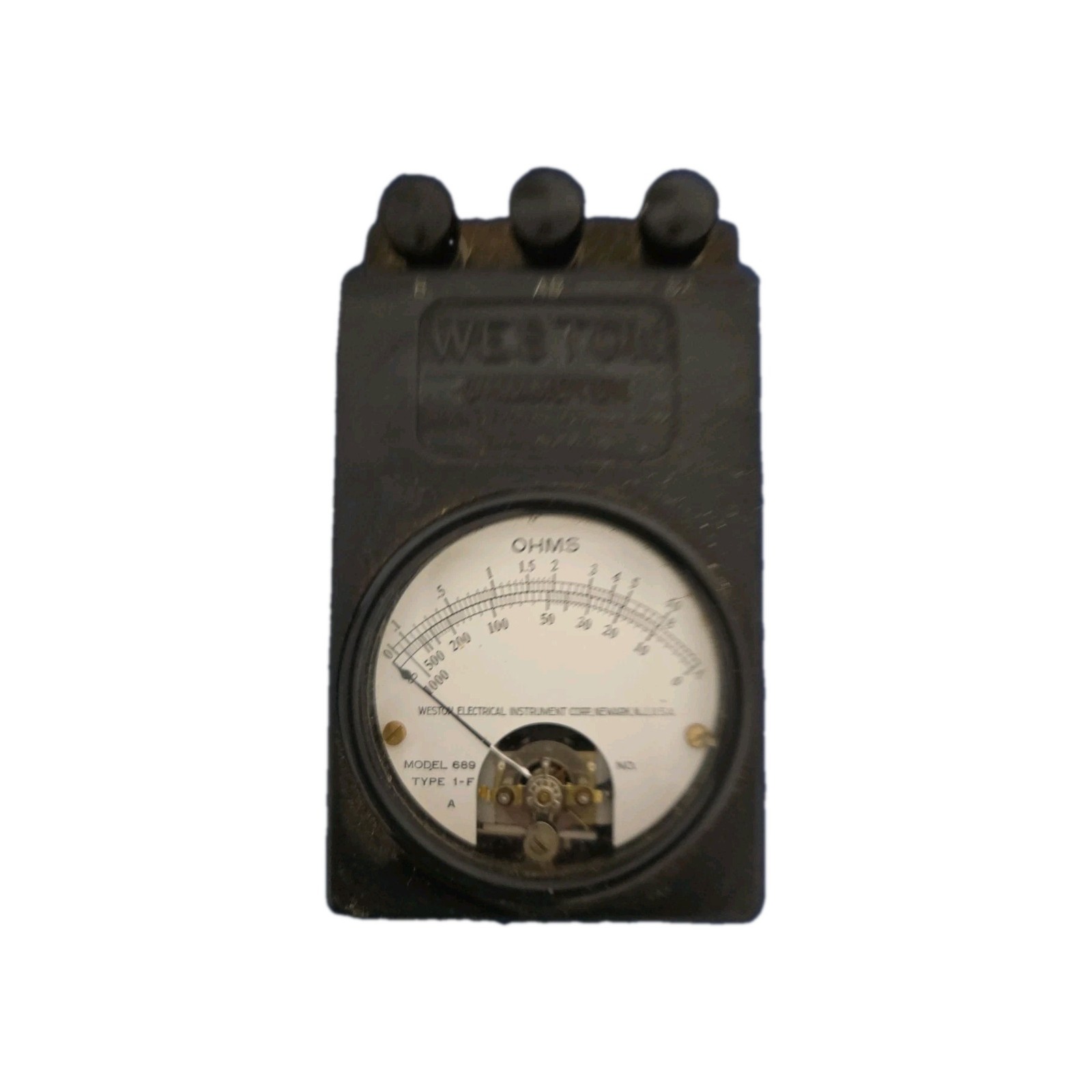 Weston Model 689 Type 1-F Ohms Ohmmeter without Case Untested