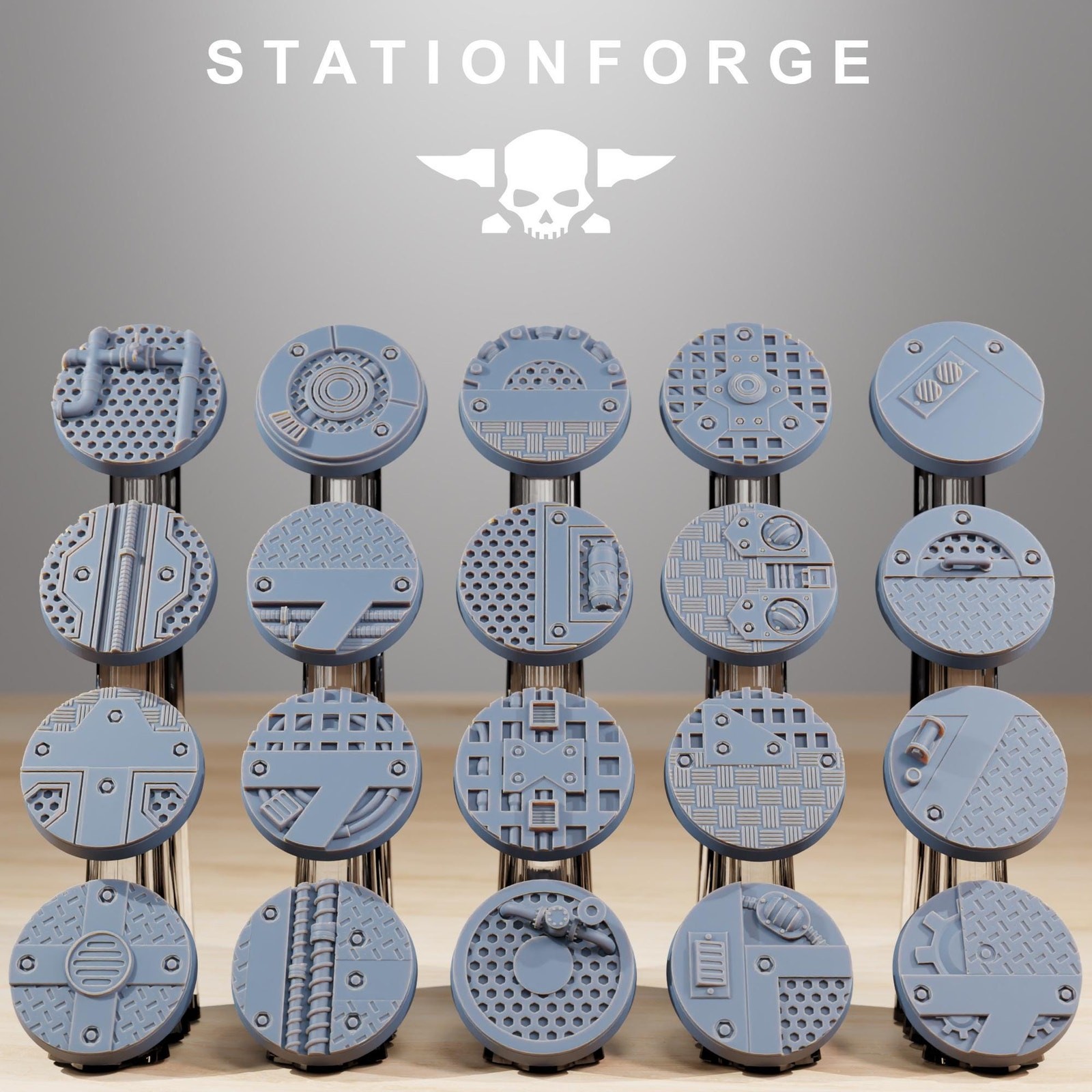 Industrial Bases (set of 20)