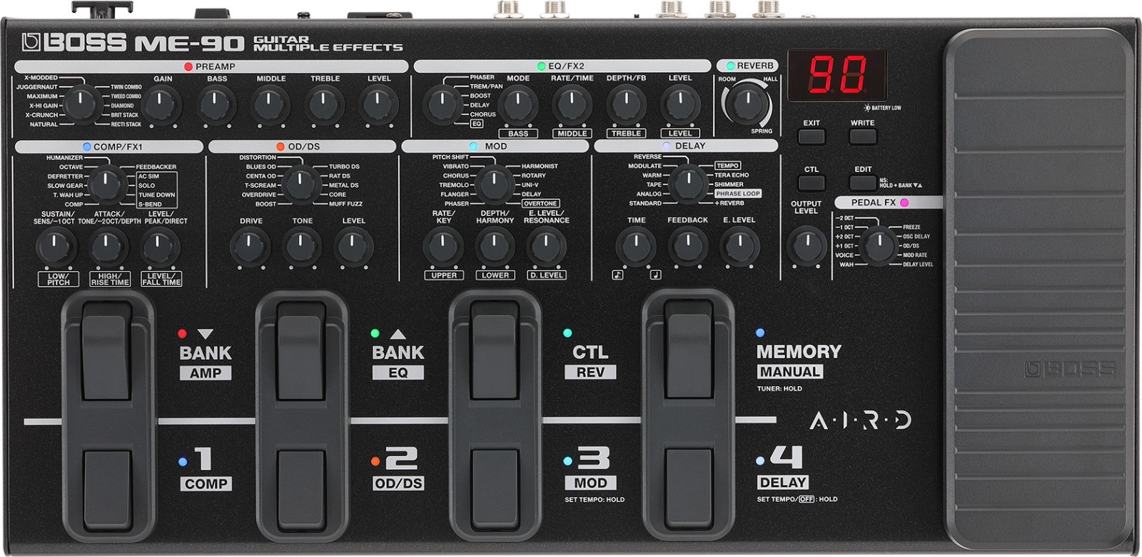 Boss ME-90 Guitar Multi-Effects Processor w/Expression Pedal