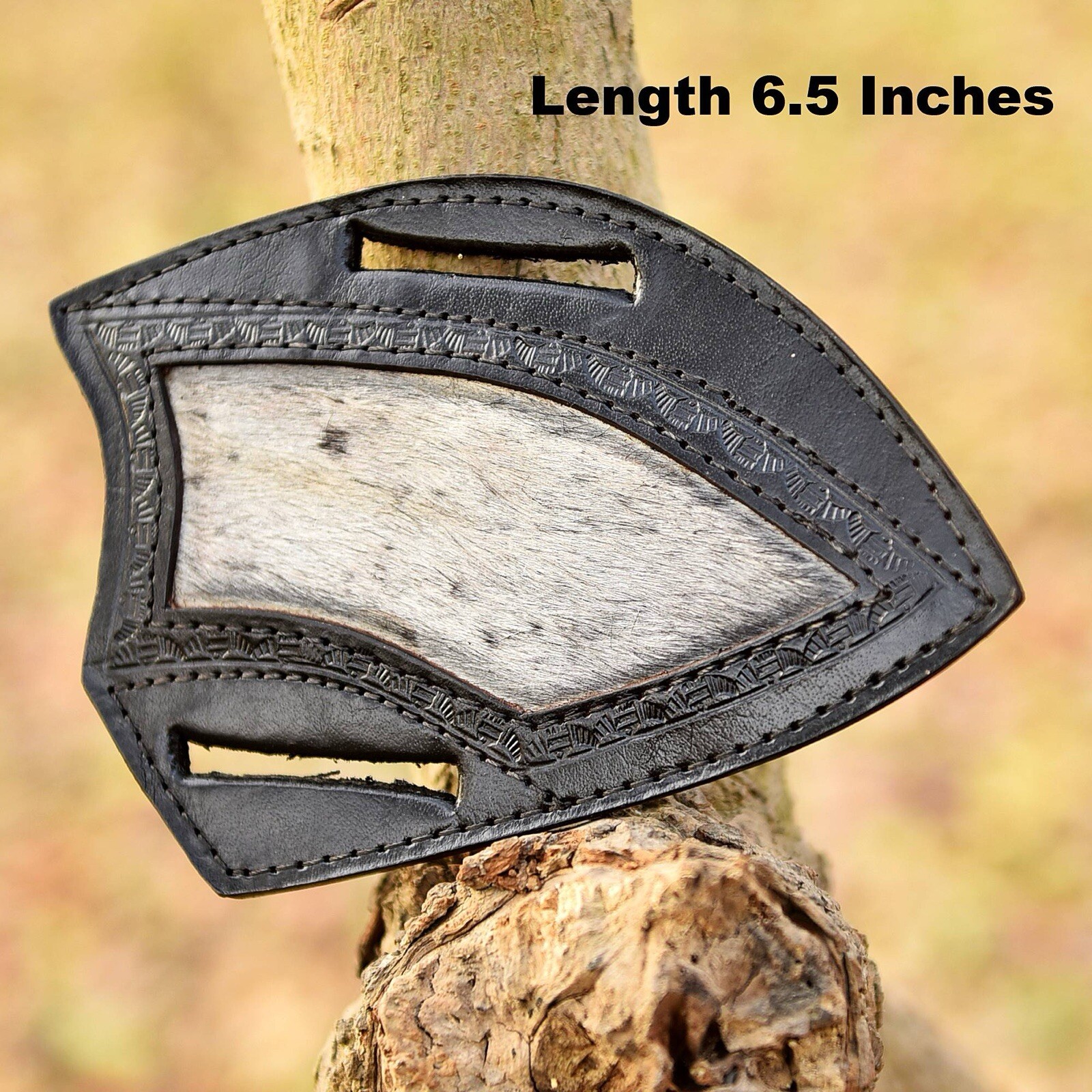 Pancake fix Blade Folding Black Leather knife sheath knife Sheath Multi-tool