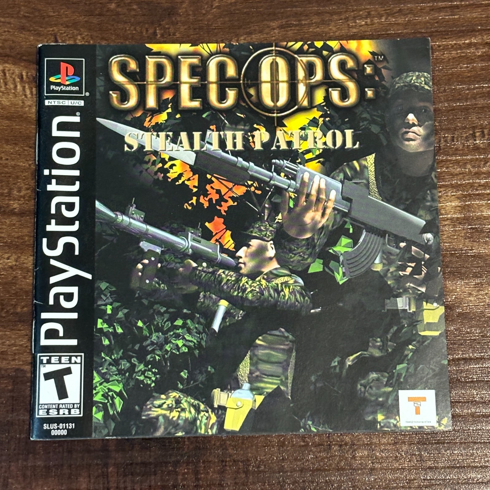 Spec Ops Stealth Patrol PS1 Playstation 1 PS One Sony Instruction Manual Only