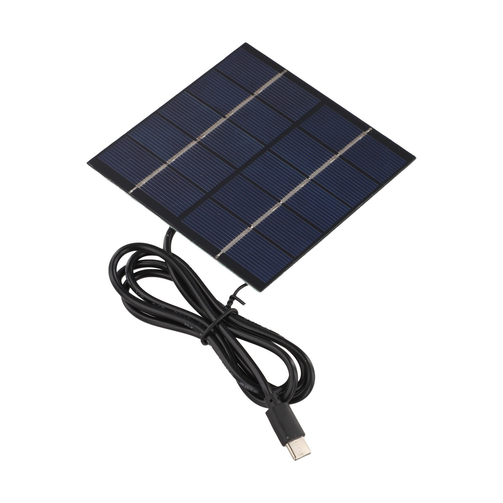 1 5W Solar Charger for Outdoor with for type C USB Output Cable