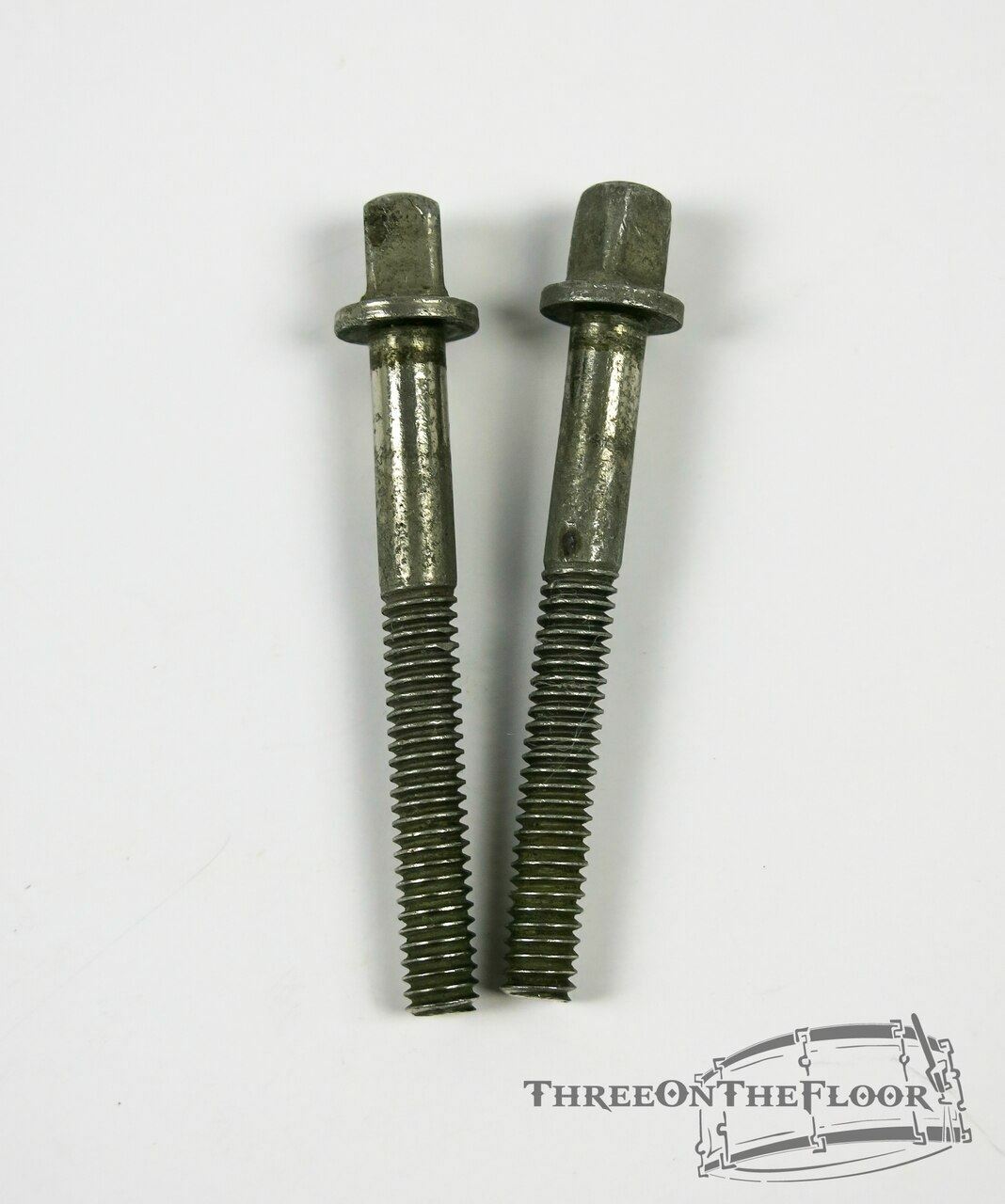 (x2) 1920s 30s Ludwig Snare Drum Tension Rods Nickel : Lot217