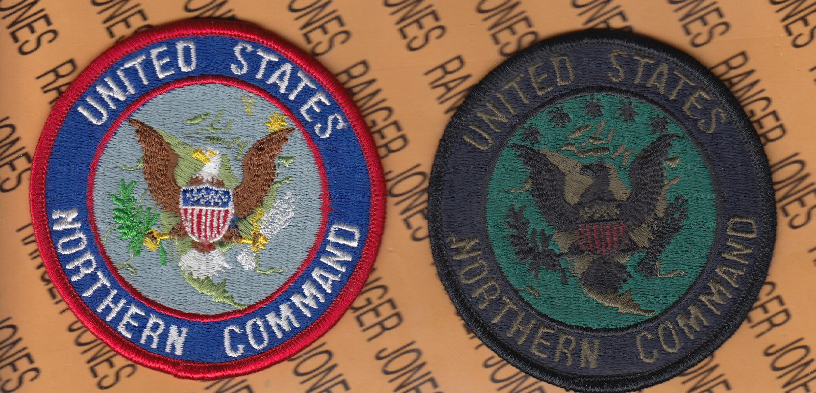 USAF US Air Force Northern Command NORTHCOM 3.5" patch set