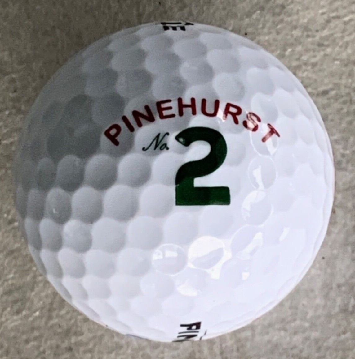 PINEHURST GOLF RESORT  COURSE # 2   COLLECTIBLE  LOGO  GOLF BALL