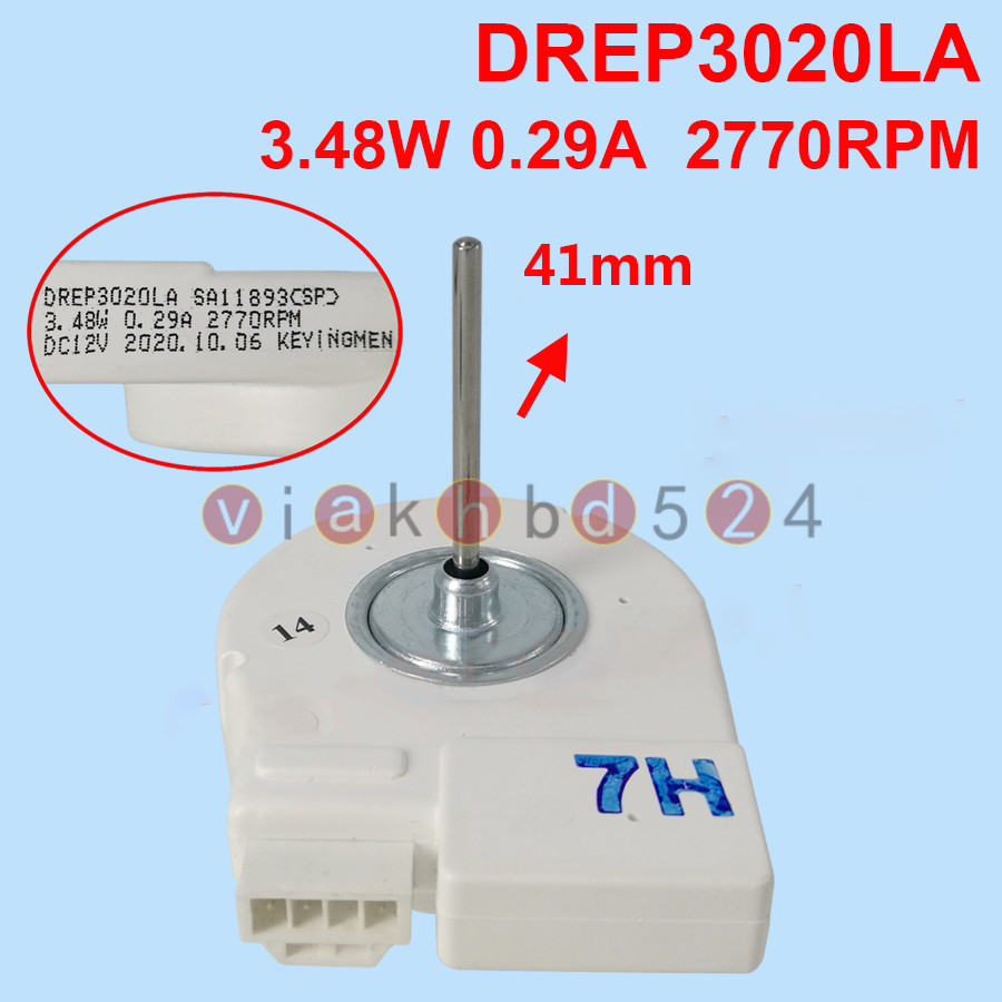 3.48W 0.29A fan motor 2770rpm DC12V DREP3020LA cooling motor fan for samsung
