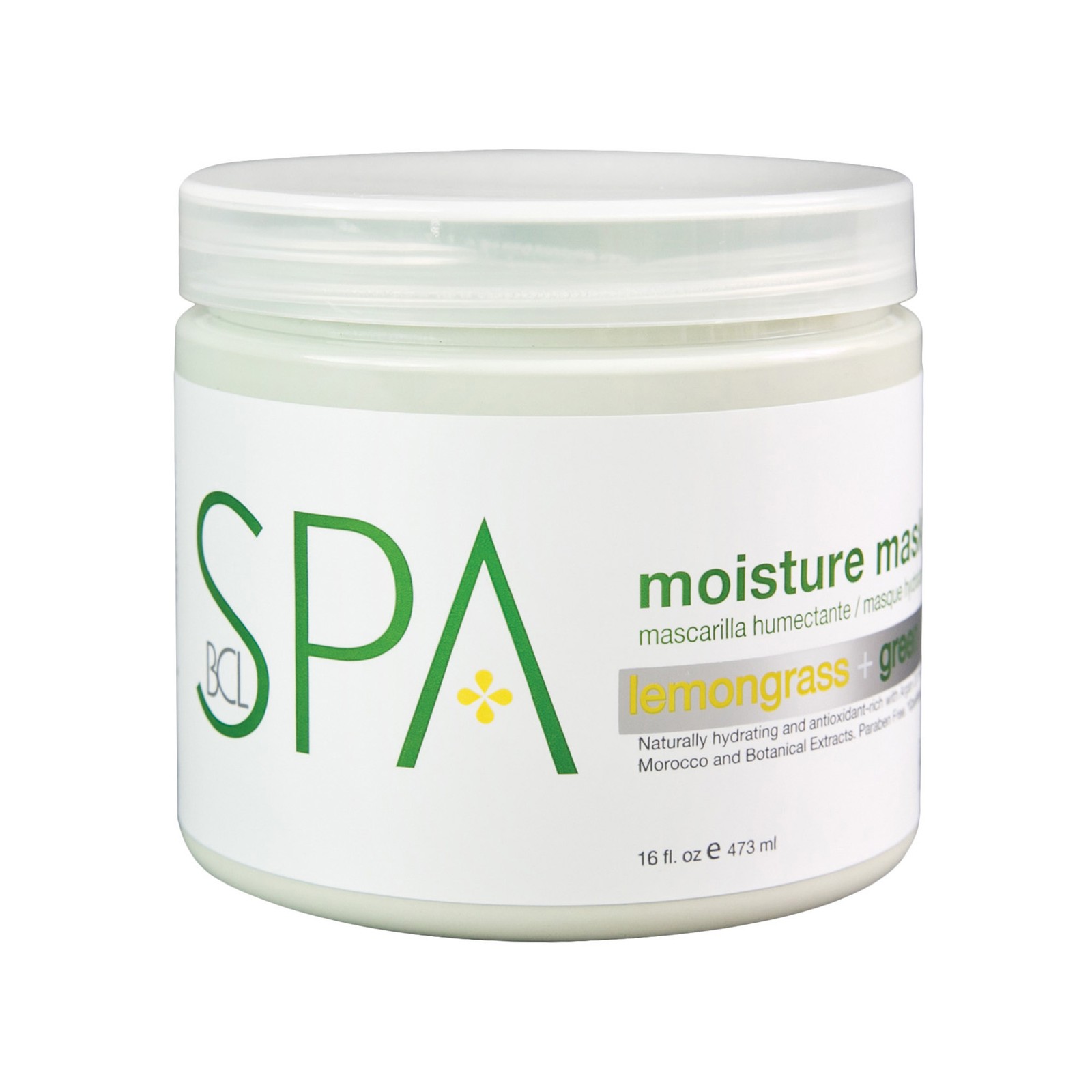 BCL SPA 16 oz. Moisture Mask Lemongrass + Green Tea