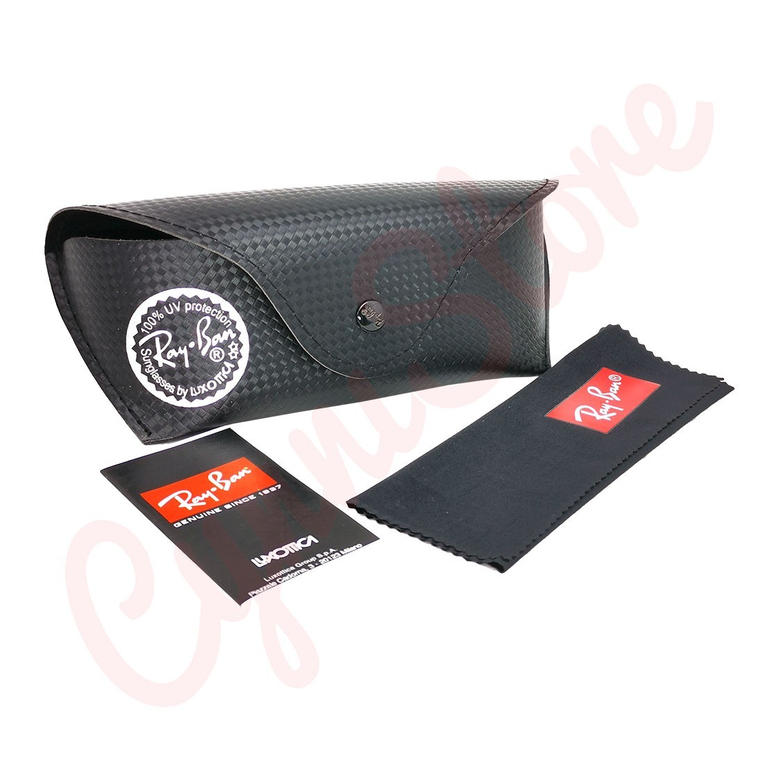 Ray Ban Sunglasses Special Edition Soft Fiber Tech Case w/ Cleaning Cloth & Box