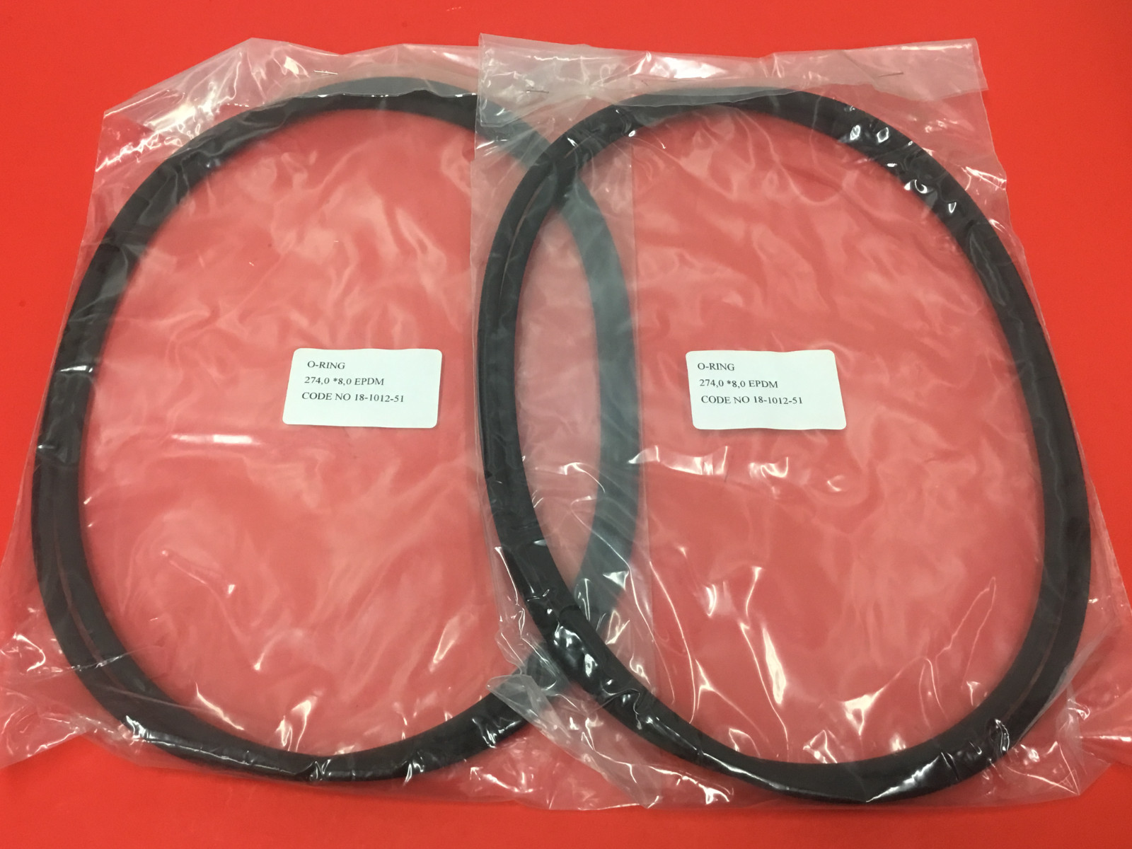 GE Healthcare - 274 x 8 EPDM - O-Ring - Lot of (2) - NEW