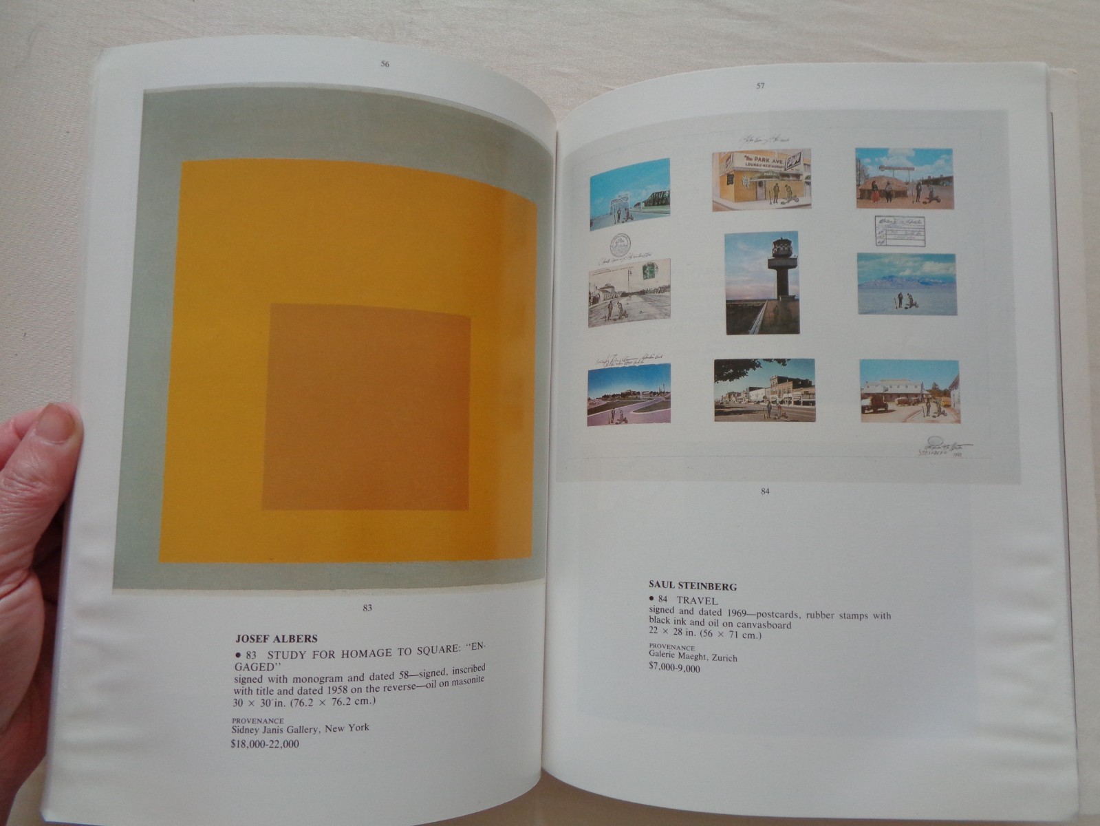 Christie's Auction Catalog 1985 Contemporary Art Christo Dzubas Ruscha Stella