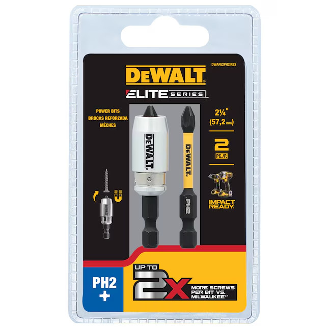 3X PACK DEWALT DWAF2PH2IR2S PH2 FLEXTORQ 2-1/4in Impact Driver Drill