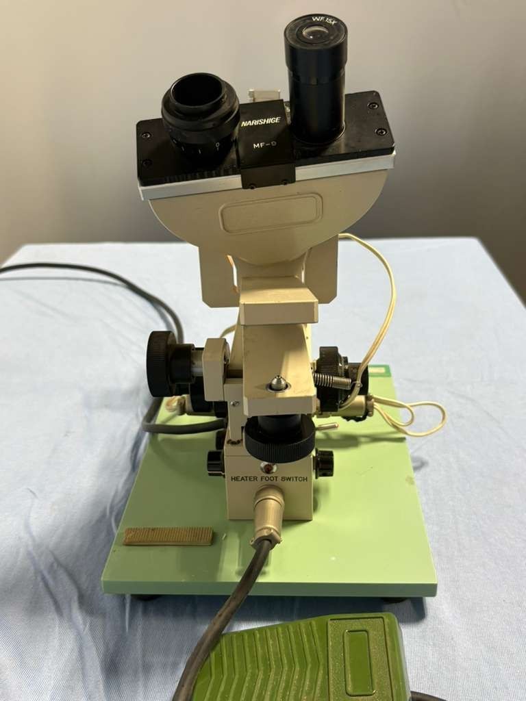 Narishige Microforge Microscope Model MF-9 w/ Foot Pedal