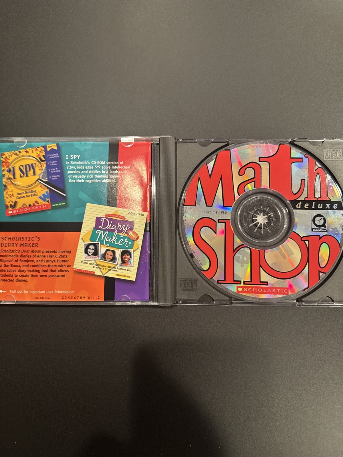 Math Shop Deluxe PC Scholastic Educational Kids Software
