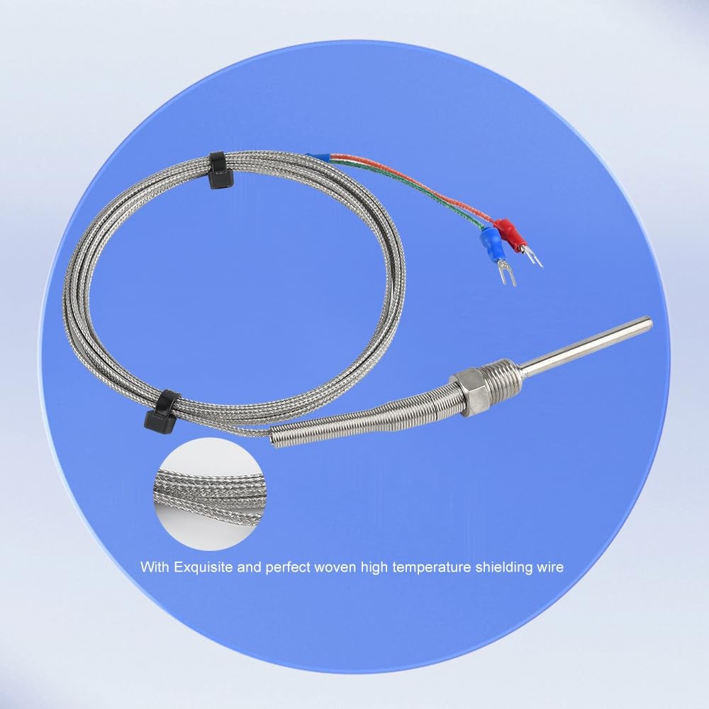 KType Thermocouple Temperature Sensor NPT 1/4 Inch Stainless Probe