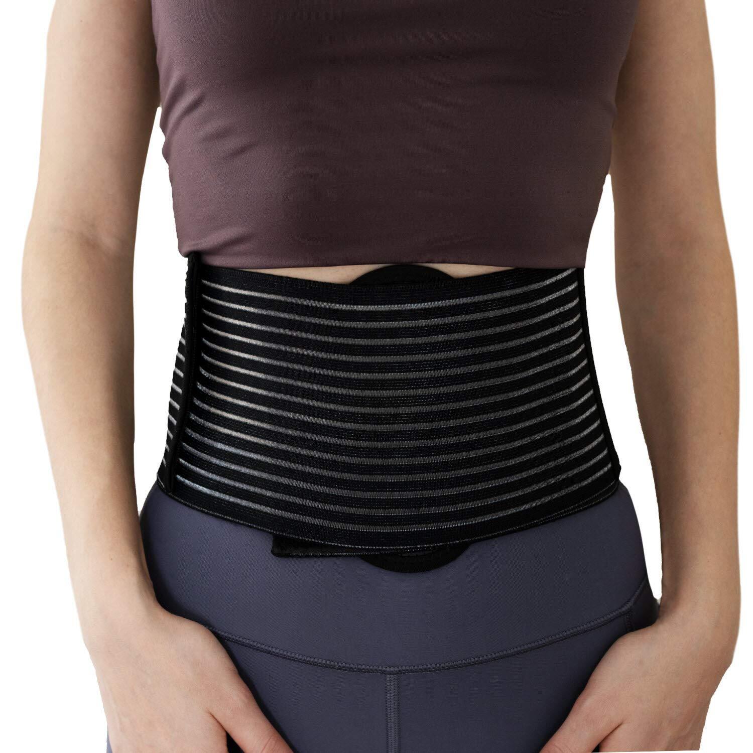 Umbilical Hernia Belt for Men & Women Abdominal Support with Compression Pad