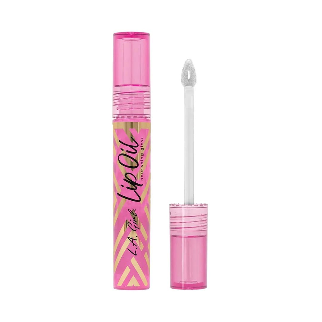 L.A. Girl Lip Oil Nourishing Gloss, Sheer Strawberry GLC722