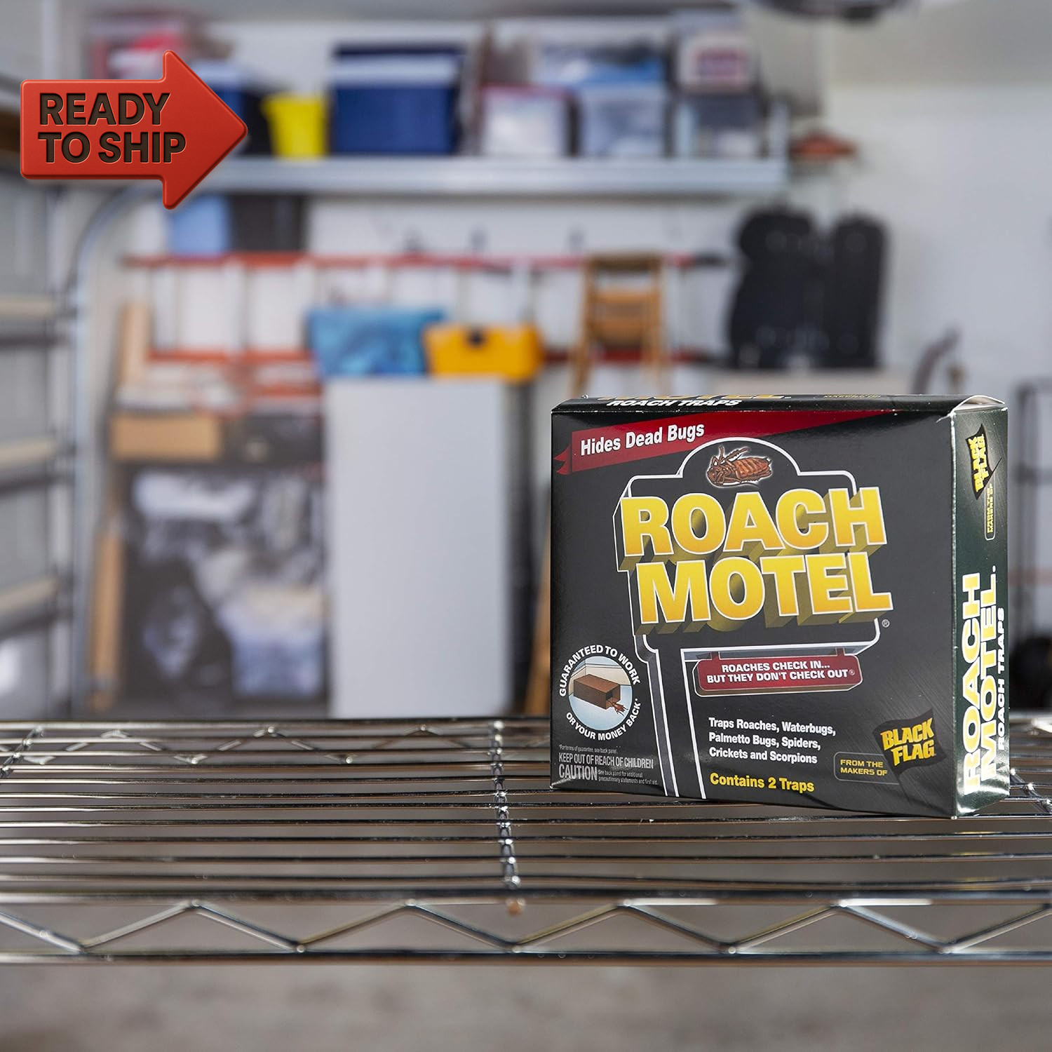 Black Flag 11020 511086 Roach Motel Insect Trap, 2 Count