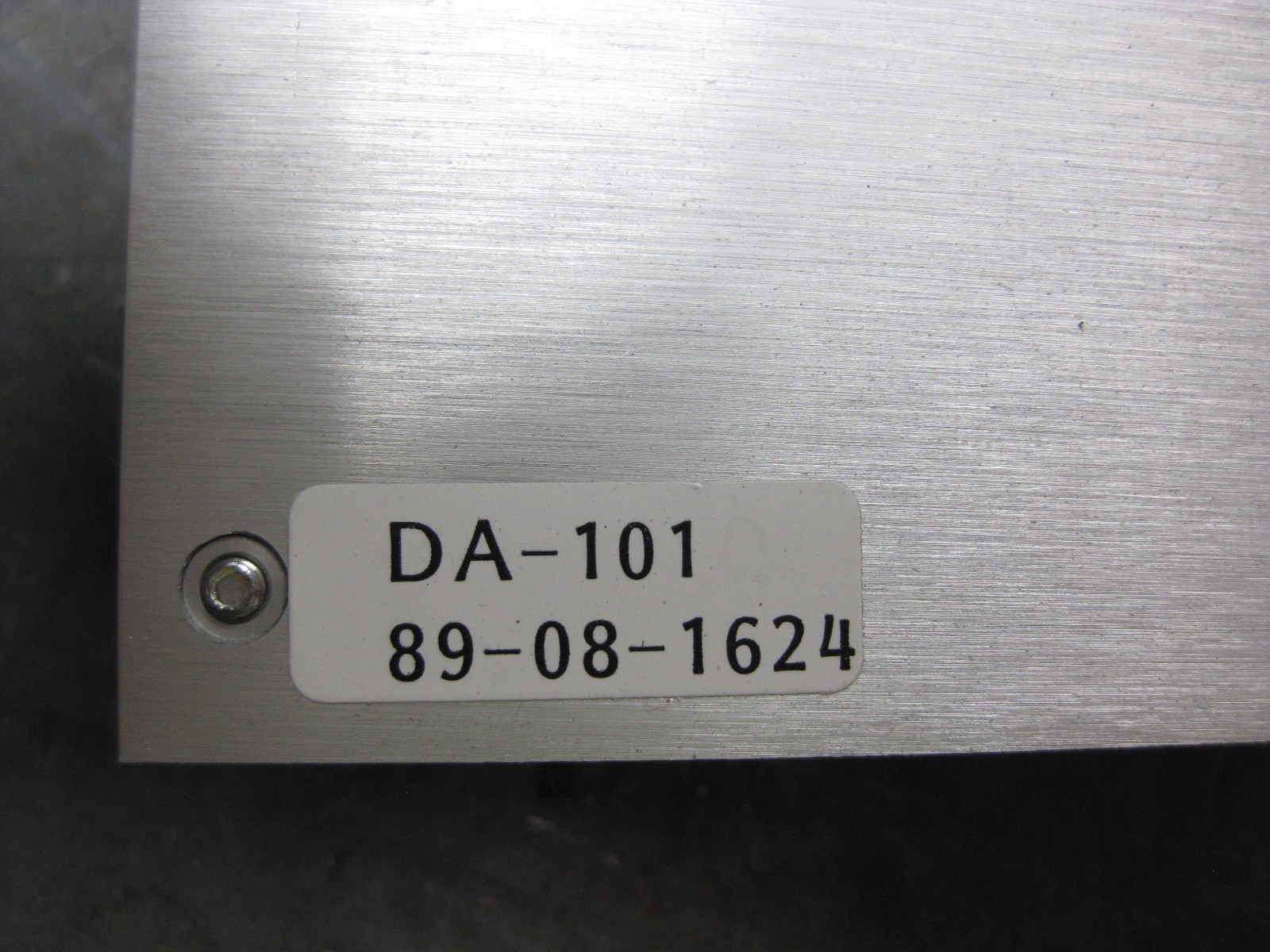BENCHMARK SYSTEMS 1000 DA-101 card