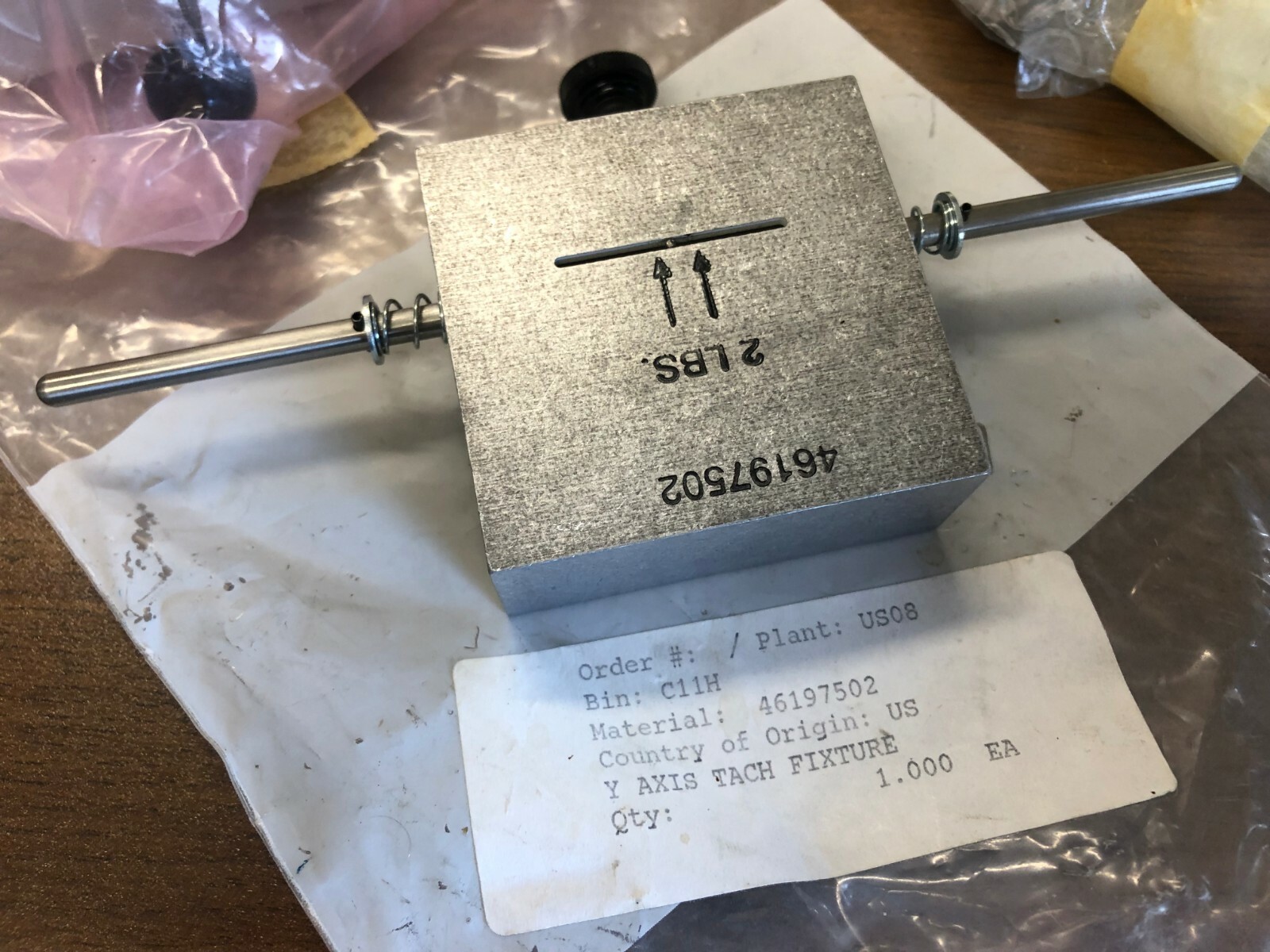 Universal Instruments Y Axis Tach Fixture 46197502