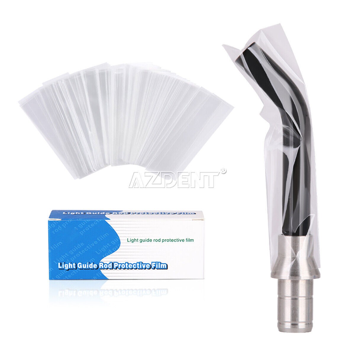 200pcs Dental Curing Light Disposable Guide Sleeve Stick Sheath Cover Plastic