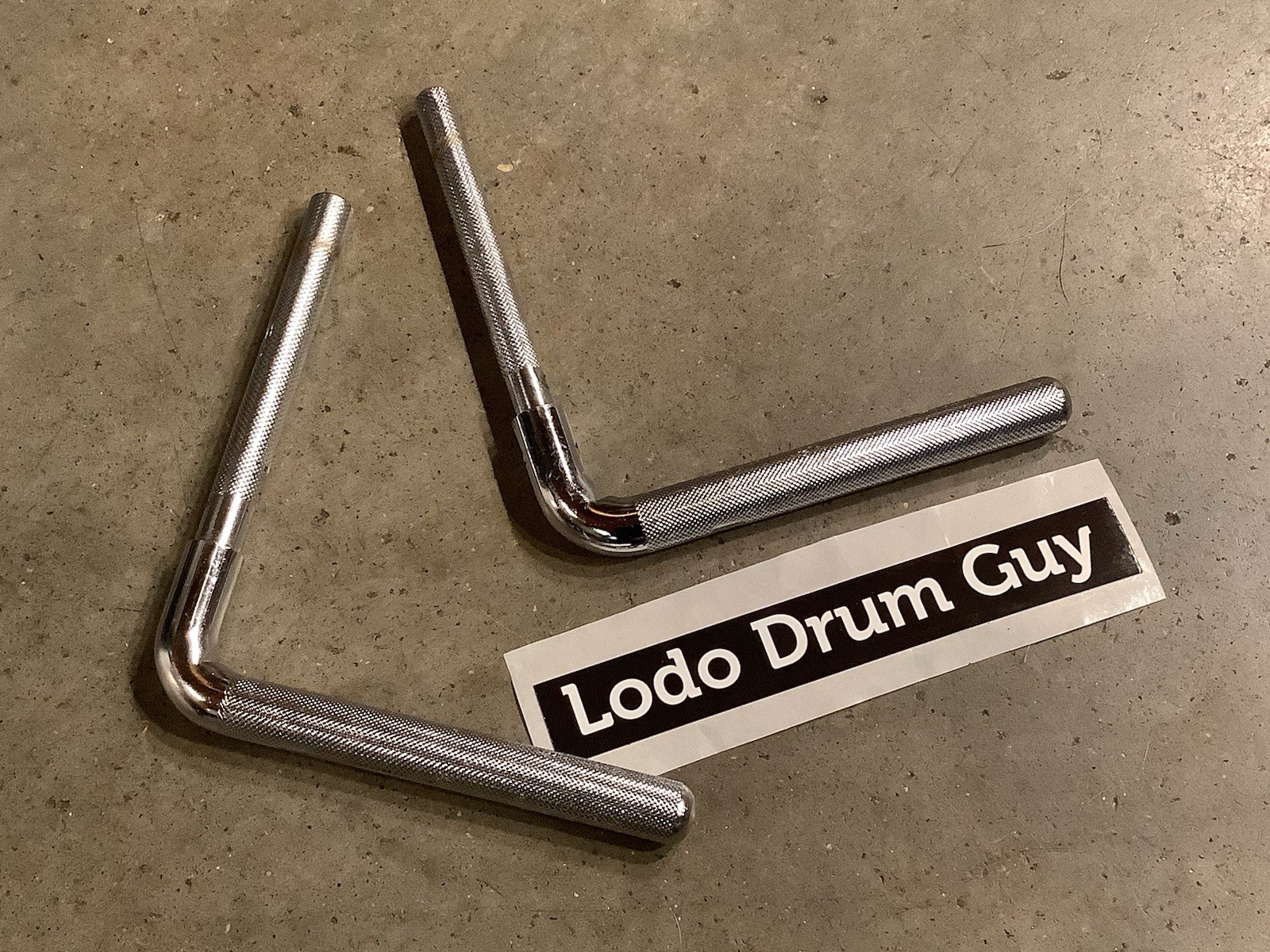 (2) Gibraltar Drum L-Arm DW-thick to vintage Ludwig THIN YOU GET BOTH #FA3