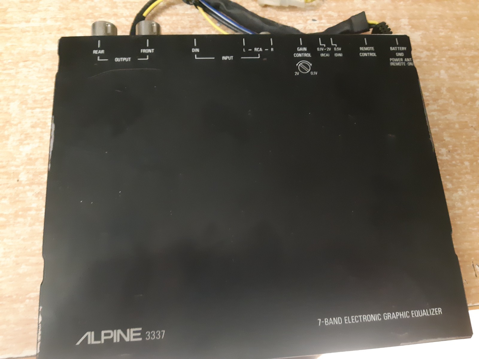 VINTAGE Alpine 3337 Graphic Equalizer - Flawless Mint Condition - Old School JDM