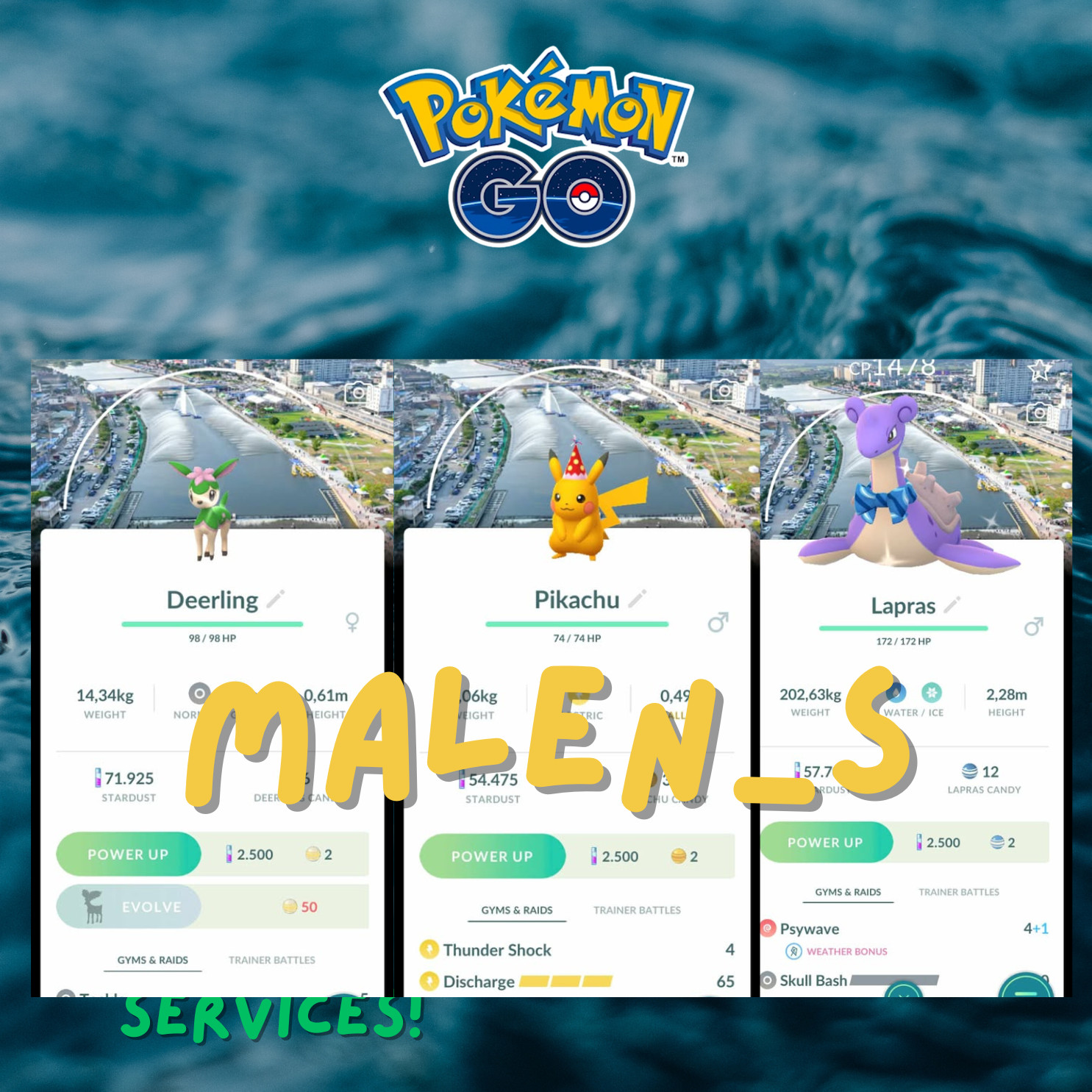 Pokémon Go🐬🐬🐬 Shiny pokemon Summer Water Festival 2025🐬🐬🐬Trade or P .T.C