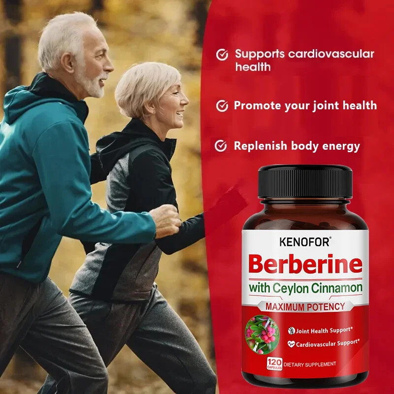 Berberine Ceylon Cinnamon - Healthy Immune System Supplement Capsules