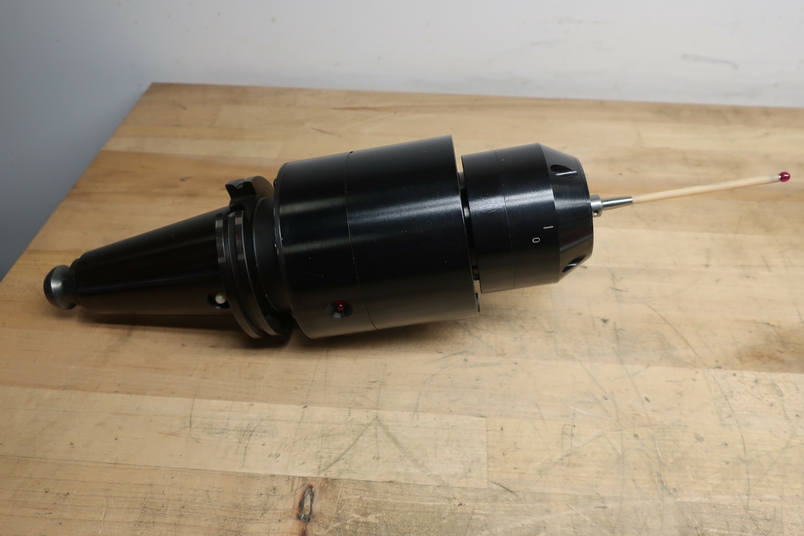 Digital Techniques Probe Valeron CAT50 Tool Holder DP-1119 w/ Wood Case