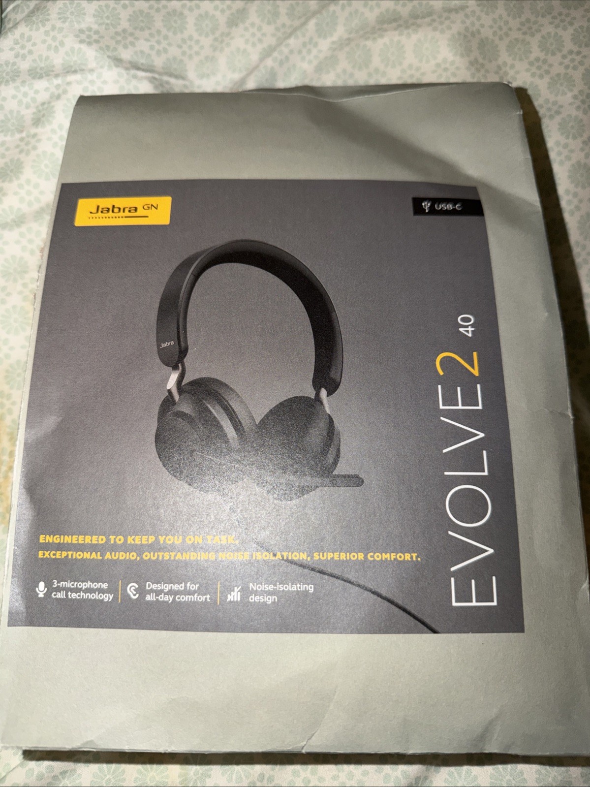*JABRA* 24089-989-899 Jabra Evolve 2 40 USB-C UC Stereo Corded Headset