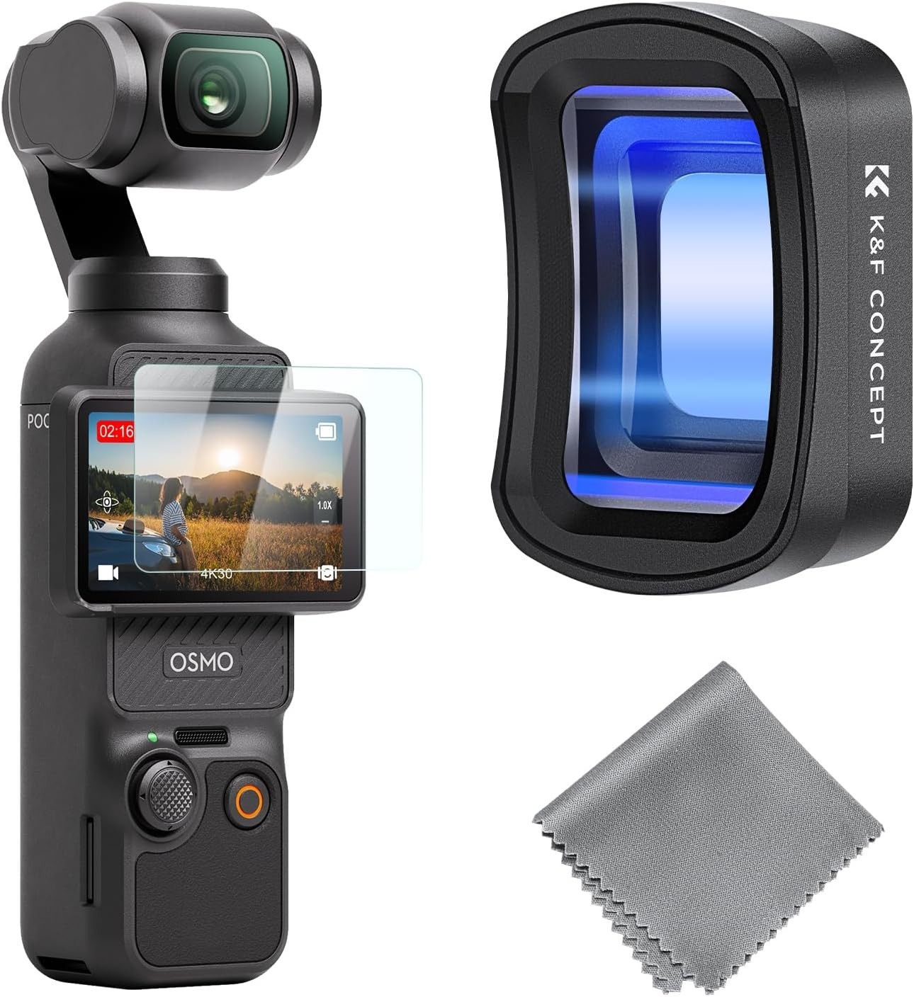 Capture Cinematic Blue Streaks with 1.2X Anamorphic Lens for Osmo Pocket 4/3